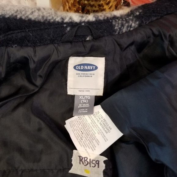 🌻🌺🌻OLD NAVY FUZZY WOOL BLEND COAT JACKET!! - Picture 4 of 5